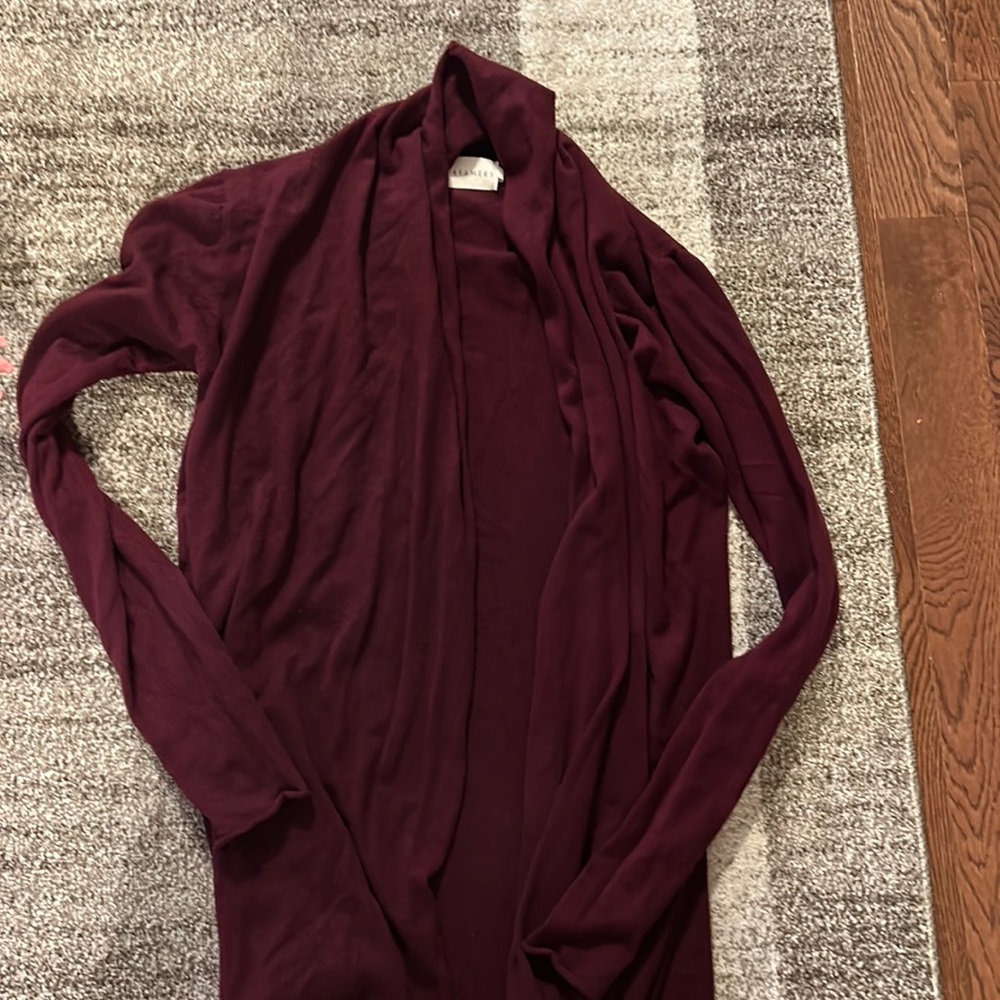 Dreamers size M/L burgundy long cardigan
